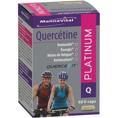 Mannavital Quercetin Platinum - 60 Capsules Végétariennes - Complément Alimentaire - Publicité Mannavital Quercetin Platinum - 60 Capsules Végétariennes - Complément Alimentaire - Publicité