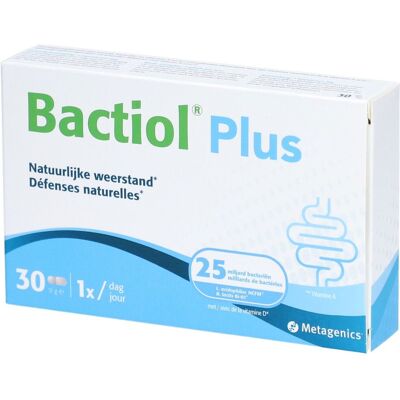 Metagenics Bactiol Plus Probiotiques - 30 Capsules - Publicité Metagenics Bactiol Plus Probiotiques - 30 Capsules - Publicité