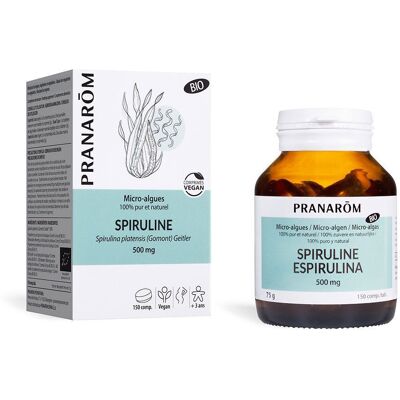 Pranarôm Spiruline 150 Comprimés - Complément Alimentaire - Publicité Pranarôm Spiruline 150 Comprimés - Complément Alimentaire - Publicité