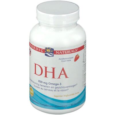 Nordic Naturals DHA 830mg Softgels Fraise - Compléments Alimentaires - Publicité Nordic Naturals DHA 830mg Softgels Fraise - Compléments Alimentaires - Publicité