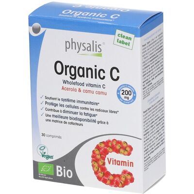 Physalis® Organic C Bio 30 pc(s) Comprimé(S) - Publicité Physalis® Organic C Bio 30 pc(s) Comprimé(S) - Publicité
