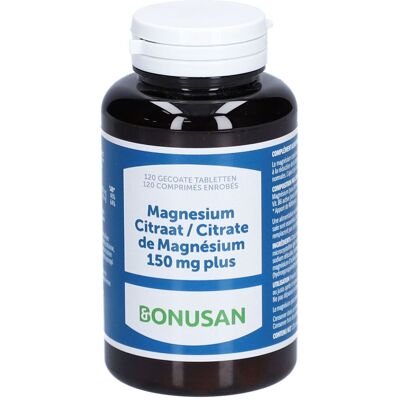 BONUSAN Citrate de magnésium 150 mg plus 120 pc(s) Comprimé(S) - Publicité BONUSAN Citrate de magnésium 150 mg plus 120 pc(s) Comprimé(S) - Publicité
