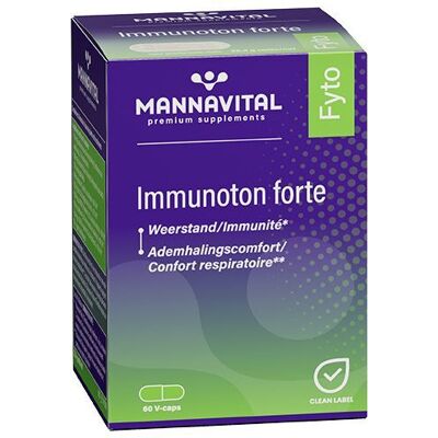 Mannavital Immunoton Forte - Complément Alimentaire - Publicité Mannavital Immunoton Forte - Complément Alimentaire - Publicité