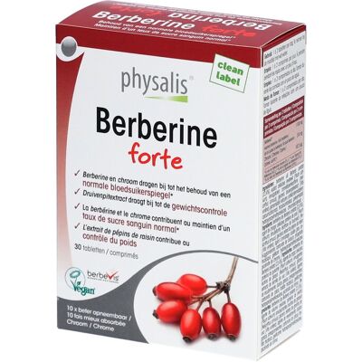 KeyPharm nv PHYSALIS Berberine Forte - 30 comprimés - Publicité KeyPharm nv PHYSALIS Berberine Forte - 30 comprimés - Publicité