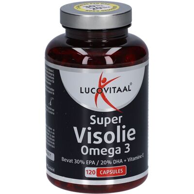Lucovitaal - Super Oméga 3 Capsule - Omega-3 - Omega-6 - capsules d’huile Omega-3 - Publicité Lucovitaal - Super Oméga 3 Capsule - Omega-3 - Omega-6 - capsules d’huile Omega-3 - Publicité