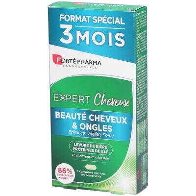 Forté Pharma Expert cheveux 84 pc(s) Comprimé(S) - Publicité Forté Pharma Expert cheveux 84 pc(s) Comprimé(S) - Publicité