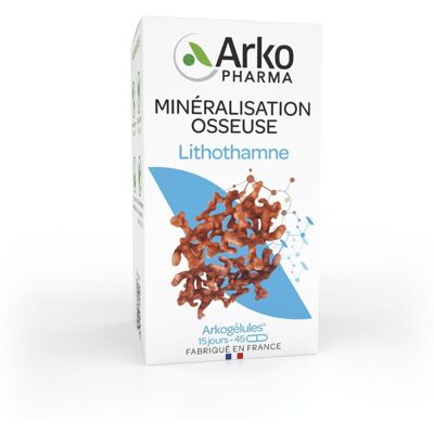 Complément de calcium Lithothamne d'Arkopharma - 45 Capsules - Publicité Complément de calcium Lithothamne d'Arkopharma - 45 Capsules - Publicité