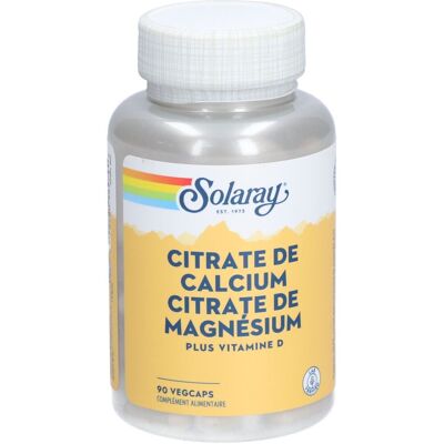 Solaray Calcium Modèle - Soutien des os sains - Publicité Solaray Calcium Modèle - Soutien des os sains - Publicité