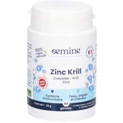No Brand Oemine Zinc Krill 60 pc(s) Capsule(S) - Publicité No Brand Oemine Zinc Krill 60 pc(s) Capsule(S) - Publicité
