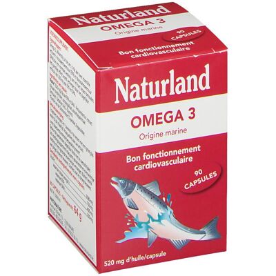 Naturland Omega 3 Origine Marine - Complément - Publicité Naturland Omega 3 Origine Marine - Complément - Publicité