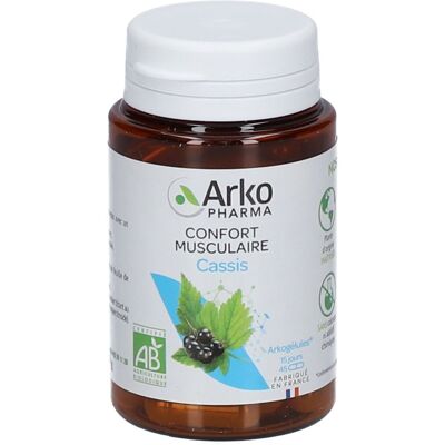 Arkopharma Arkogélules Cassis Bio - 45 Gélules - Soutien à la mobilité articulaire - Publicité Arkopharma Arkogélules Cassis Bio - 45 Gélules - Soutien à la mobilité articulaire - Publicité