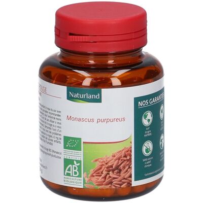 Levure de Riz Rouge Bio Naturland - Complément Alimentaire - Publicité Levure de Riz Rouge Bio Naturland - Complément Alimentaire - Publicité
