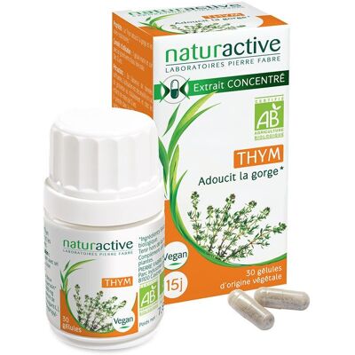 Naturactive Thym Bio Capsules - Complément Alimentaire - Publicité Naturactive Thym Bio Capsules - Complément Alimentaire - Publicité