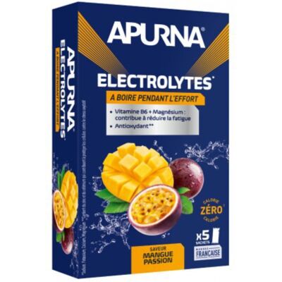 No Brand APURNA Électrolytes Mangue-Passion 40 g Poudre Pour La Préparation D'Une Solution - Publicité No Brand APURNA Électrolytes Mangue-Passion 40 g Poudre Pour La Préparation D'Une Solution - Publicité