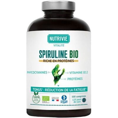 Nutrivie Spiruline 500 Comprimés - Compléments alimentaires - Publicité Nutrivie Spiruline 500 Comprimés - Compléments alimentaires - Publicité