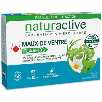 Naturactive Maux de ventre flash 10 pc(s) Capsule(S) - Publicité Naturactive Maux de ventre flash 10 pc(s) Capsule(S) - Publicité
