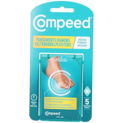Compeed Pansement Hallux Valgus (Oignon Pied) 5 pc(s) Pansement(S) - Publicité Compeed Pansement Hallux Valgus (Oignon Pied) 5 pc(s) Pansement(S) - Publicité