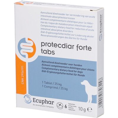 Ecuphar Ecuphar Protectdiar Forte 6 pcs - Complément alimentaire pour chiens - Publicité Ecuphar Ecuphar Protectdiar Forte 6 pcs - Complément alimentaire pour chiens - Publicité