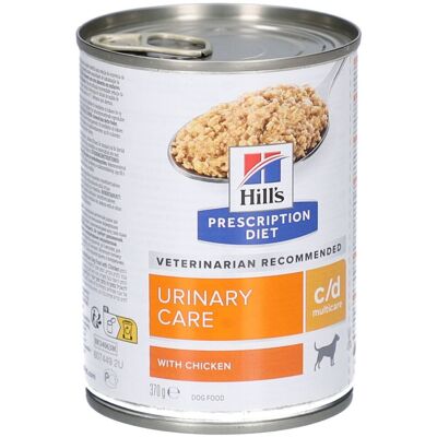 Hill's Prescription Diet Canine c/d Multicare Soins Urinaires - 370 G - Publicité Hill's Prescription Diet Canine c/d Multicare Soins Urinaires - 370 G - Publicité