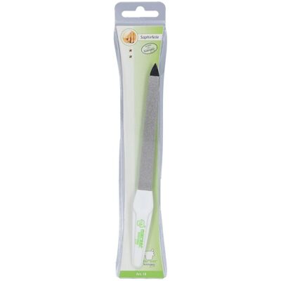 Mörser Morser Lime A Ongles Saphir Grossier+Fin 17,5Cm N17 1 pc(s) Lime - Publicité Mörser Morser Lime A Ongles Saphir Grossier+Fin 17,5Cm N17 1 pc(s) Lime - Publicité