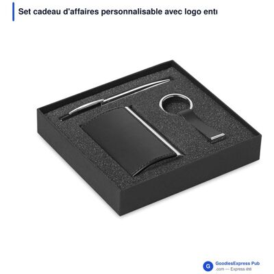 GoodiesExpress Pub Set cadeau d'affaires express personnalisable acier inoxydable - noir - Publicité GoodiesExpress Pub Set cadeau d'affaires express personnalisable acier inoxydable - noir - Publicité
