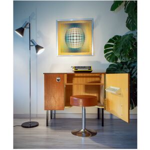 Buffet/bureau moderniste année 60, teck