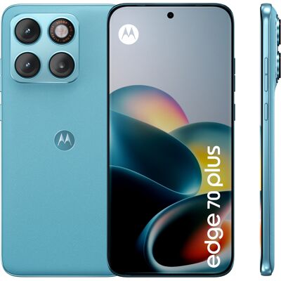 Smartphone Motorola edge 70 plus 6.78" AMOLED 144Hz 8GB RAM 128GB 5G Android 16.0 caméra 200MP batterie 6500mAh bleu - Publicité Smartphone Motorola edge 70 plus 6.78" AMOLED 144Hz 8GB RAM 128GB 5G Android 16.0 caméra 200MP batterie 6500mAh bleu - Publicité