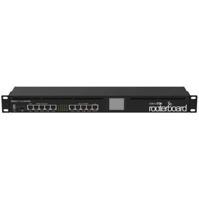 Mikrotik RB2011UIAS-RM Routeur Gigabit Ethernet 10 Ports RJ-45 + 1 Port USB, CPU Qualcomm 600MHz, 128Mo RAM, PoE, Montage Rack, Noir - Publicité Mikrotik RB2011UIAS-RM Routeur Gigabit Ethernet 10 Ports RJ-45 + 1 Port USB, CPU Qualcomm 600MHz, 128Mo RAM, PoE, Montage Rack, Noir - Publicité