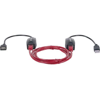 Manhattan 179300 Adaptateur Réseau Ethernet 12 Mbit/s, USB 1.1, 2 Ports RJ-45, Connectivité Filaire, 0.115m, Noir, PC Portable, CE/RoHS - Publicité Manhattan 179300 Adaptateur Réseau Ethernet 12 Mbit/s, USB 1.1, 2 Ports RJ-45, Connectivité Filaire, 0.115m, Noir, PC Portable, CE/RoHS - Publicité