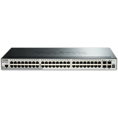 D-Link DGS-1510-52X Commutateur Géré L3 Gigabit Ethernet 48 RJ-45 + 4 SFP+ 10G, 176 Gbit/s, QoS, VLAN, ACL, 1U, Montage en Rack - Publicité D-Link DGS-1510-52X Commutateur Géré L3 Gigabit Ethernet 48 RJ-45 + 4 SFP+ 10G, 176 Gbit/s, QoS, VLAN, ACL, 1U, Montage en Rack - Publicité