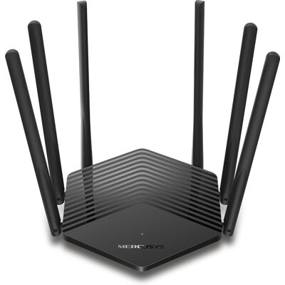 Mercusys MR50G Routeur Wi-Fi 5 (802.11ac) Bi-bande 2.4/5GHz 1900 Mbps Gigabit Ethernet, 6 Antennes externes, MU-MIMO, WPA/WPA2-PSK, Noir - Publicité Mercusys MR50G Routeur Wi-Fi 5 (802.11ac) Bi-bande 2.4/5GHz 1900 Mbps Gigabit Ethernet, 6 Antennes externes, MU-MIMO, WPA/WPA2-PSK, Noir - Publicité