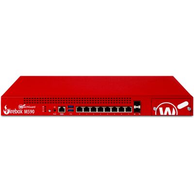 WatchGuard Firebox M590 - Pare-feu 3.3 Gbit/s, UDP 20 Gbit/s, VPN 2.2 Gbit/s, IPS/IDS 4.6 Gbit/s, Antivirus 5 Gbit/s, 8x RJ-45, 2x SFP+ - Publicité WatchGuard Firebox M590 - Pare-feu 3.3 Gbit/s, UDP 20 Gbit/s, VPN 2.2 Gbit/s, IPS/IDS 4.6 Gbit/s, Antivirus 5 Gbit/s, 8x RJ-45, 2x SFP+ - Publicité