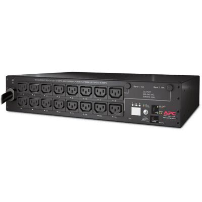 APC AP7911B PDU Commutable 2U Noir - 16 Sorties C13, Entrée NEMA L6-30P, 200-230V 30A, Surveillance Courant, Câble 3.66m, RoHS - Publicité APC AP7911B PDU Commutable 2U Noir - 16 Sorties C13, Entrée NEMA L6-30P, 200-230V 30A, Surveillance Courant, Câble 3.66m, RoHS - Publicité