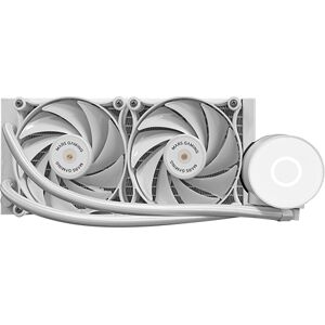 Refroidisseur liquide Mars Gaming ML-PRO240 pour processeur. Dissipe jusqu'à 450W avec 2 ventilateurs 12cm silencieux et roulement FDB cuivré. Compatible Intel (LGA 1700 inclus) et AMD (AM5/AM4). Radiateur performant, tubes longs en téflon. Installation facile, performances optimales. image