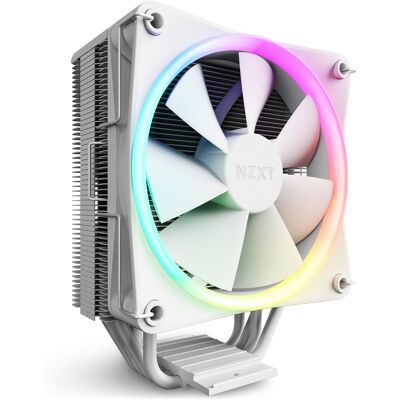 NZXT T120 RGB Refroidisseur d'air CPU Blanc - Ventilateur 12cm, 500-1800 RPM, 17.2-27.5 dBA, Socket LGA 115x/1200/1700/AM4/AM5 - Publicité NZXT T120 RGB Refroidisseur d'air CPU Blanc - Ventilateur 12cm, 500-1800 RPM, 17.2-27.5 dBA, Socket LGA 115x/1200/1700/AM4/AM5 - Publicité