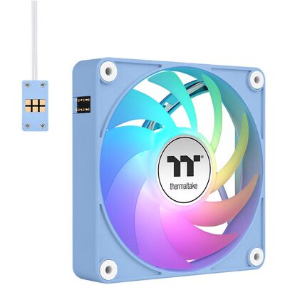 Thermaltake CL-F196-PL12BU-A Kit de 3 Ventilateurs 120mm Bleu, 500-2000 RPM, 68 CFM, 28.5 dBA, PWM, Roulement Hydraulique, LED Multi, 40000h MTTF - Publicité Thermaltake CL-F196-PL12BU-A Kit de 3 Ventilateurs 120mm Bleu, 500-2000 RPM, 68 CFM, 28.5 dBA, PWM, Roulement Hydraulique, LED Multi, 40000h MTTF - Publicité