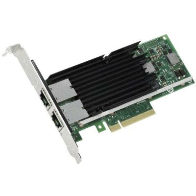 X540-T2 Carte Réseau Ethernet 10GbE PCIe 2.1 x8, 2x RJ45, Contrôleur Intel X540, QoS, iSCSI/FCoE/NFS, VT-c, SR-IOV, TDP 13.4W - Publicité X540-T2 Carte Réseau Ethernet 10GbE PCIe 2.1 x8, 2x RJ45, Contrôleur Intel X540, QoS, iSCSI/FCoE/NFS, VT-c, SR-IOV, TDP 13.4W - Publicité