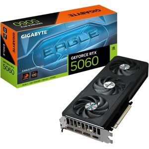 GIGABYTE GeForce RTX 5060 EAGLE MAX OC 8G : 8 Go GDDR7, 128 bits, PCI-E 5.0, 2550 MHz, DisplayPort 2.1b, HDMI 2.1b, WINDFORCE 3X