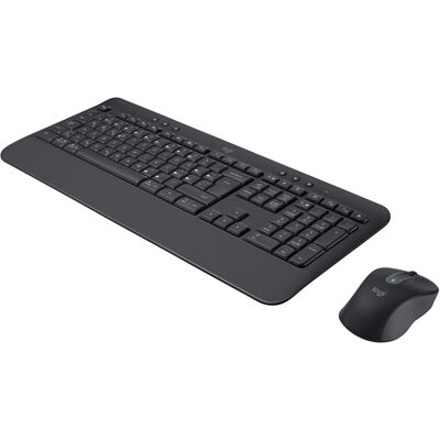Logitech Ensemble Clavier QWERTZ (Tchèque/Slovaque) + Souris Bluetooth Graphite: MK650 for Business, 4000 DPI, Logi Bolt, Autonomie 24/36 mois - Publicité Logitech Ensemble Clavier QWERTZ (Tchèque/Slovaque) + Souris Bluetooth Graphite: MK650 for Business, 4000 DPI, Logi Bolt, Autonomie 24/36 mois - Publicité