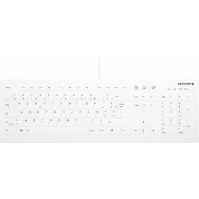 CHERRY AK-C8112 Clavier Médical USB AZERTY Français Blanc, Commutateur Ciseaux, IP68, 105 Touches ABS, Câble 1.8m - Publicité CHERRY AK-C8112 Clavier Médical USB AZERTY Français Blanc, Commutateur Ciseaux, IP68, 105 Touches ABS, Câble 1.8m - Publicité