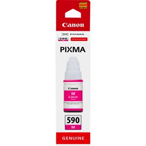 Bouteille d'encre magenta GI-590 70ml (1605C001) pour imprimantes Canon PIXMA série G - Encre à base de colorants - Fabriqué au Japon