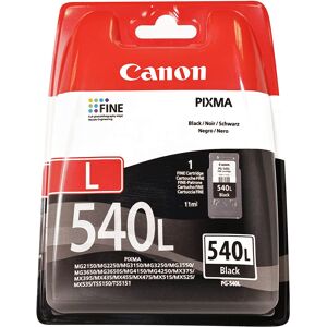Canon PG-540L Cartouche d'encre Noire Originale Standard, 11ml, Rendement 300 pages, Pour PIXMA MG/MX/TS, Code OEM: PG-540L BL