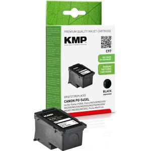 KMP C97 Cartouche Encre Noire Pigmentée 15ml, 400 Pages, Compatible Canon Pixma IP/MG/MX Séries (Voir Liste Complète), Remplace OEM 8286B001