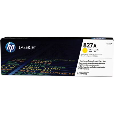 827A Toner LaserJet Jaune CF302A Original - Rendement 32000 pages - Impression Laser - Dimensions 584x130x195mm - Compatible Imprimantes HP LaserJe... Publicité 827A Toner LaserJet Jaune CF302A Original - Rendement 32000 pages - Impression Laser - Dimensions 584x130x195mm - Compatible Imprimantes HP LaserJe... Publicité