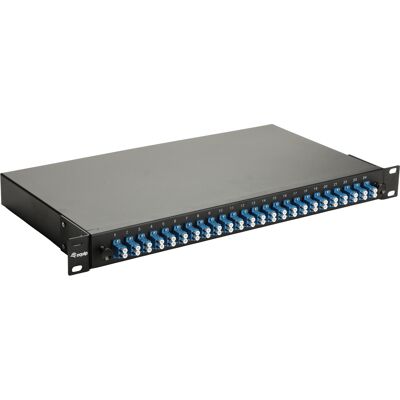 Baie de brassage fibre optique Equip 337210 1U 19" connecteurs LC UPC OS2 montage rack noir 485mm - Publicité Baie de brassage fibre optique Equip 337210 1U 19" connecteurs LC UPC OS2 montage rack noir 485mm - Publicité