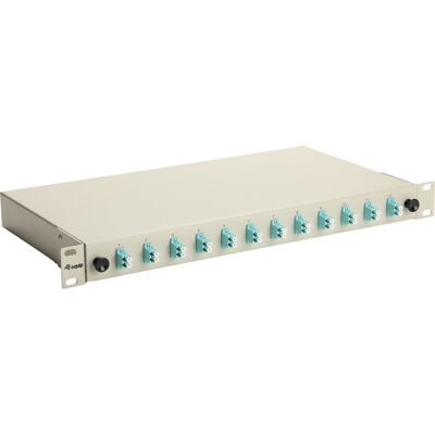 Baie de brassage fibre optique Equip 337203 1U 19" connecteurs LC OM3 gris 485x43.5x240mm montage rack - Publicité Baie de brassage fibre optique Equip 337203 1U 19" connecteurs LC OM3 gris 485x43.5x240mm montage rack - Publicité