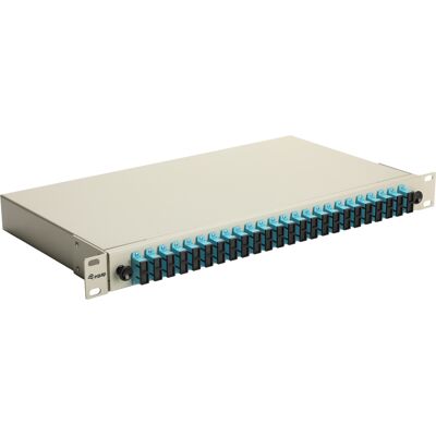 Baie de brassage fibre optique Equip 337313 1U 19" connecteurs SC OM3 gris 485x43.5x240mm montage rack - Publicité Baie de brassage fibre optique Equip 337313 1U 19" connecteurs SC OM3 gris 485x43.5x240mm montage rack - Publicité