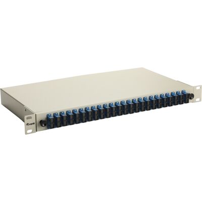 Baie de brassage fibre optique Equip 337311 1U connecteur SC OS2 montage rack gris 485x43.5x240mm certifié RoHS - Publicité Baie de brassage fibre optique Equip 337311 1U connecteur SC OS2 montage rack gris 485x43.5x240mm certifié RoHS - Publicité