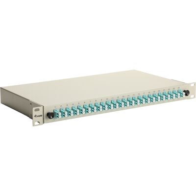 Baie de brassage fibre optique Equip 337213 1U 19" connecteurs LC UPC OM3 gris 485x43.5x240mm montage rack - Publicité Baie de brassage fibre optique Equip 337213 1U 19" connecteurs LC UPC OM3 gris 485x43.5x240mm montage rack - Publicité