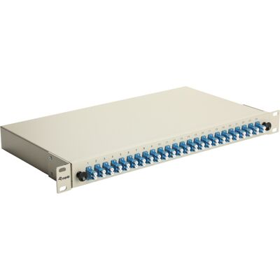 Baie de brassage fibre optique Equip 337211 1U 19" connecteurs LC UPC OS2 gris montage rack 485x43.5x240mm - Publicité Baie de brassage fibre optique Equip 337211 1U 19" connecteurs LC UPC OS2 gris montage rack 485x43.5x240mm - Publicité